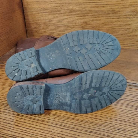 8.5 leather Franco sarto brown knee high boots - Picture 13 of 13